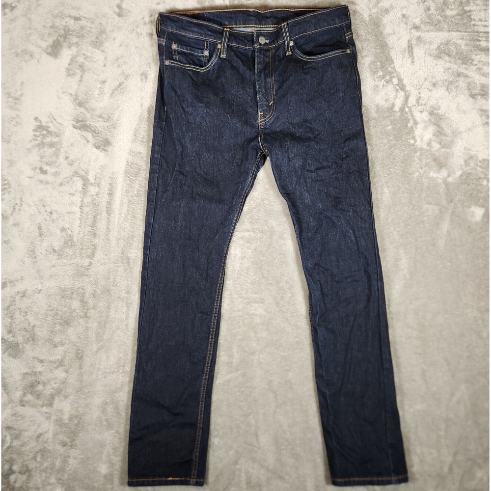 Levi's 510 Jeans Men's 35x31 (Tag 33X32) Blue Denim Pre-Owned Skinny